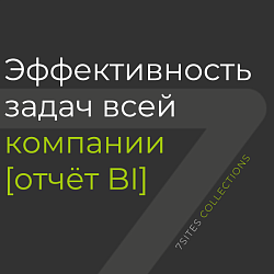 Эффективность задач всей компании [отчёт BI]