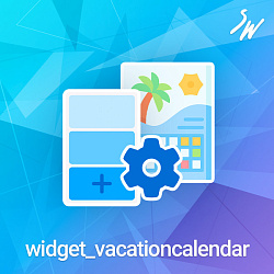 Вайб виджеты: Календарь отпусков