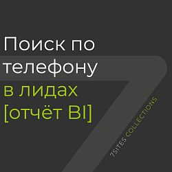 Поиск по телефону в лидах [отчёт BI]