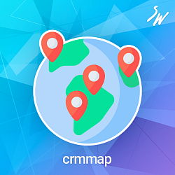 CRM на карте